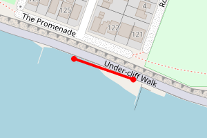 Map showing Peacehaven