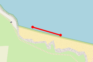 Map showing Harlyn Bay