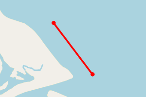 Map showing The Naze - nr John Weston NR