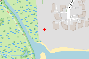 Map showing Langstone Harbour