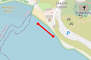 Map showing Wembury