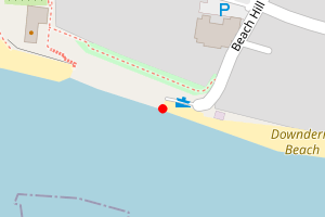 Map showing Downderry