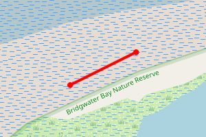 Map showing Steart Peninsula