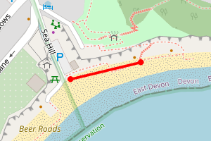 Map showing Beer