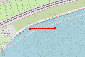 Map showing burnisland Sands