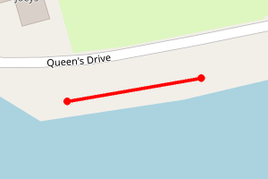 Map showing Arbroath West Links