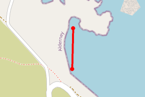Map showing Arch Beach