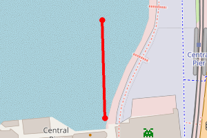 Map showing Blackpool near RNLI