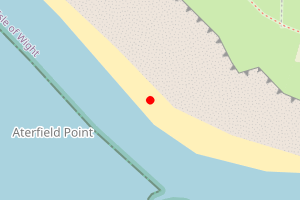 Map showing Atherfield Point