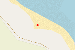 Map showing Sugar Sands