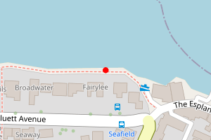 Map showing Nettlestone Point to Toll Gate