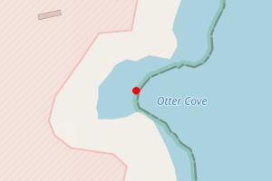 Map showing Otter Cove
