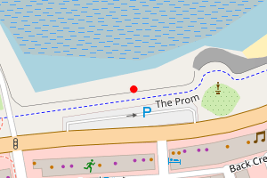Map showing Morecambe Central