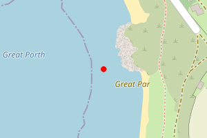 Map showing Great Porth, Bryher
