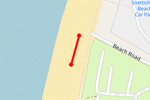 Map showing Snettisham