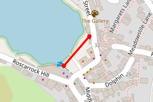 Map showing Port Isaac