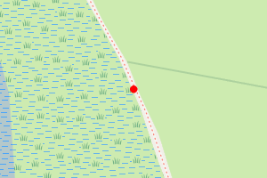 Map showing West Beach (Sunderland Point)