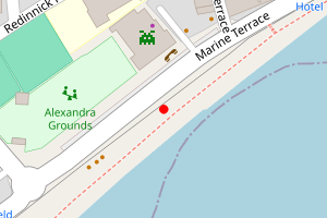 Map showing Wherrytown