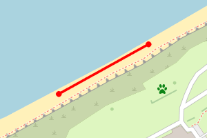 Map showing St Audries Bay