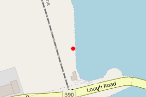 Map showing Ballycarry (Causeway)