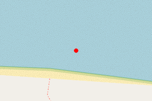 Map showing Fraserburgh Bay (Philorth End)