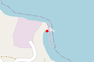Map showing Burrastow to Littlelure, Walls