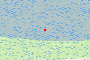 Map showing Knott End