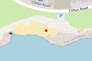 Map showing Port St Mary Ledges
