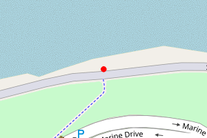 Map showing Cramond Silverknowes Uni of Edinburgh beach Clean Event