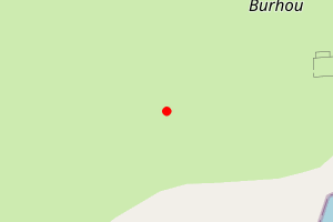 Map showing Burhou Island