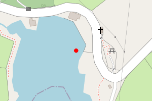 Map showing Keose Glebe 1