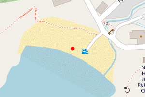 Map showing Nolton Haven