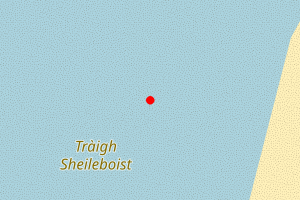 Map showing Seilebost