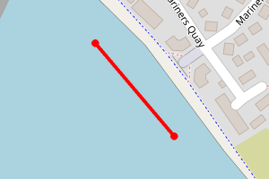 Map showing Little Warren Port Talbot