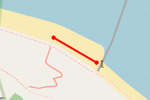 Map showing Cromer East