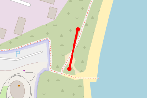 Map showing Abererch East of Pwllheli Harbour
