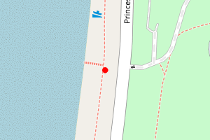 Map showing Anchorsholme