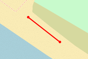 Map showing Cefn Sidan, Pembrey Park Entrance