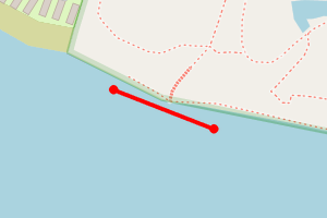 Map showing Ham Common West