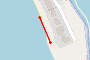 Map showing Inverkip Harbourside