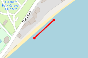 Map showing Cowie
