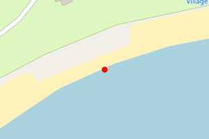 Map showing Lavernock West of the Point