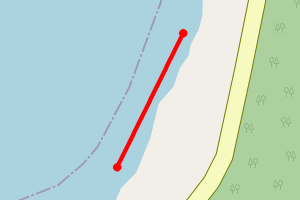 Map showing Fintray Bay