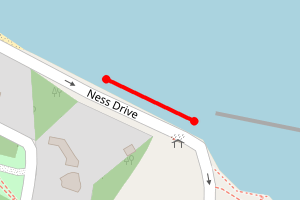 Map showing Shaldon