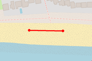 Map showing Shoreham - Beach Old Fort Roads
