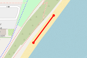 Map showing Bridlington North Beach Expanse Hotel