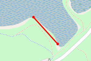 Map showing Riverside - Motney Car Park