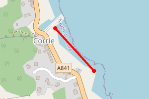 Map showing TAP (SIF) Corrie