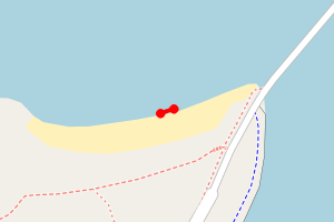 Map showing St. Mary's Island Local Nature Reserve East