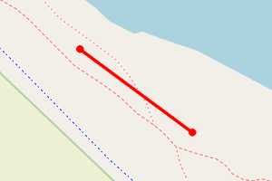 Map showing St. Mary's Island Local Nature Reserve West